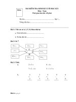de thi dinh ki cuoi hoc ki 1  mon toan
