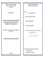 Tác động dịch vụ logistics đến hiệu quả hoạt động kinh doanh của các doanh nghiệp sản xuất trên địa bàn tỉnh quảng bình