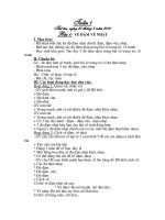 Bài 1: Vẽ đậm vẽ nhạt