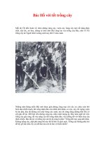 TRỒNG CÂY   SỰ NGHIỆP TRỐNG NGƯỜI