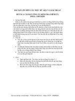 BÀI TẬP LỚN MÔN CẤU TRÚC DỮ LIỆU VÀ GIẢI THUẬT - ĐỀ TÀI 1 CÀI ĐẶT CÔNG CỤ KIỂM TRA CHÍNH TẢ SPELL CHECKER