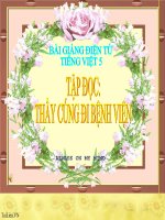 Bài giảng tiếng việt 5 tuần 16 bài tập đọc   thầy cúng đi bệnh viện 