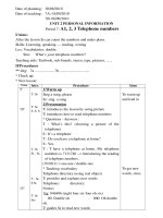 Giáo án tiếng anh unit 2