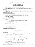 HỆ THỐNG KIẾN THỨC VẬT LÍ THI QG 2015