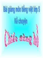 Bài giảng tiếng việt 5 tuần 19 bài chiếc đồng hồ4 