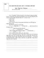 Đề thi học sinh giỏi môn Tiếng việt  lớp 5