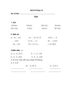 Bài thi tháng 10. N.Nga