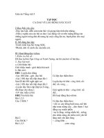 Giáo án tiếng việt 5 tuần 17 bài tập đọc ca dao về lao động sản xuất 