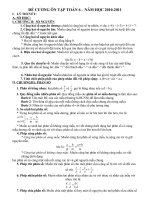 ÔN TẬP HÈ TOÁN 6