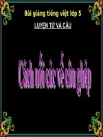 Bài giảng tiếng việt 5 tuần 19 bài cách nối các vế câu ghép5 