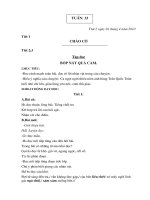 Giáo án tuần 33   Kiều Nga