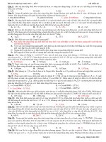 Đề thi thử ĐH vật lý số 6