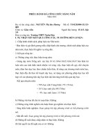 Phiếu tụ đánh giá 2011( N Huong)