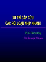 Xử trí các rối loạn nhịp nhanh