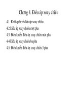 ĐIỆN tử CÔNG SUẤT   CHƯƠNG 4 điều áp XOAY CHIỀU 