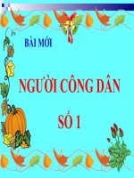 Bài giảng tiếng việt 5 tuần 19 bài người công dân số một11 