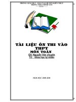 Đề cương ôn vào 10 mới   Minh Tân