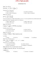 Luyên thi ĐH phần sơ đồ phản ứng