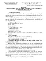 Báo cáo thành tích đề nghị Chính phủ tặng Bằng khen