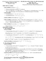 Đề khảo sát chất lượng lớp 12 lần 3