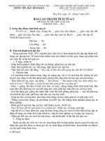 Mẫu báo cáo thành tích của tổ