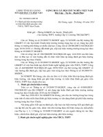 CAC YEU CAU DANH GIA HIEU TRUONG THEO CHUAN 2011