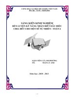 SÁNG KIẾN KINH NGHIỆM TOÁN 6