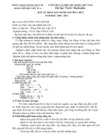 BẢN TU65 NHẬN XET DANH GIÁ VIÊN CHỨC