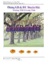 Sáng kiến kinh nghiệm: Sử dụng công nghệ thông tin cho tiết dạy văn nhật dụng 8