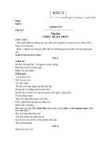 Giáo án tuần 31   Kiều Nga