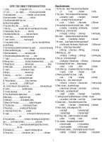 DE CUONG ON THI VAO LOP 10