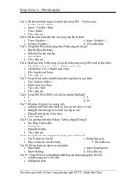 Câu hỏi trăc nghiệm TIn Học