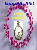 Bài giảng tiếng việt 5 tuần 19 bài chiếc đồng hồ 