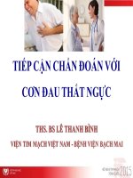 Tiếp cận chẩn đoán với cơn đau thắt ngực