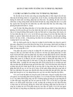 QUẢN LÝ NHÀ NƯỚC VỀ CÔNG TÁC TƯ PHÁP XÃ, THỊ TRẤN