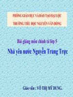 Bài giảng tiếng việt 5 tuần 19 bài nhà yêu nước nguyễn trung trực5 