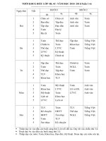 THỜI KHOÁ BIỂU LỚP 4C  Tuần 1  6.doc