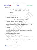 Đề thi và đáp án kỳ thi TS 10   phần 3