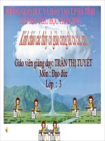 CHAM SOC CAY TRONG VAT NUOI