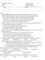 ĐỀ KIỂM TRA 1 TIẾT VĂN 8 HKII