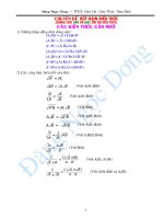 Chuyen de RUT GON BIEU THUC Dung cho day va hoc onthi vao THPT