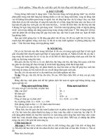 Hướng dẫn HS lớp 8 Giải bài toán bằng cách lập phương trình