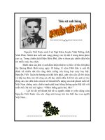 Tiểu sử anh hùng Nguyễn Viết Xuân