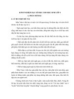 Kinh nghiệm dạy học số học cho học sinh lớp 4