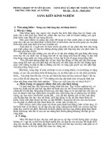 Sang kien kinh nghiem MT tieu hoc  nam hoc 2010 2011 chuan kkong phai chinh