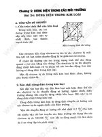 Ôn tập Chương dòng điện trong các môi trường