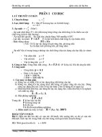 Nội dung ôn thi lớp 10 môn vật lý