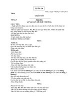 Giáo án tuần 30   Kiều Nga