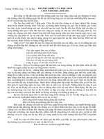 Bài phát biểu của học sinh cuối năm