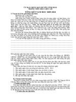 Chương trình Tổng kết năm học 2010 2011